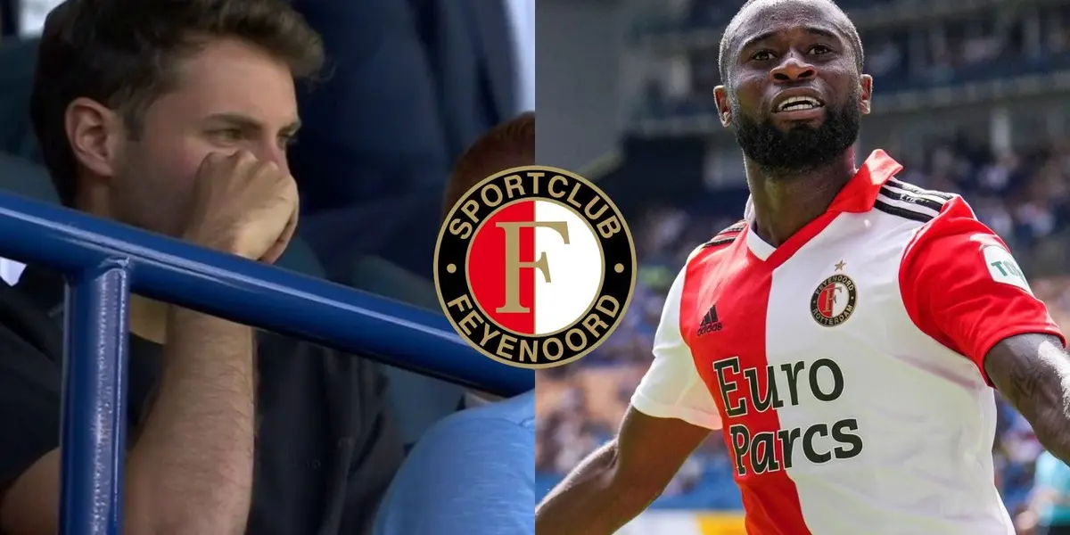 Este sería el primer conflicto al que se enfrentaría Santiago Giménez en el Feyenoord.