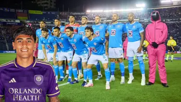 Facundo Torres y jugadores de Cruz Azul/FOTO: Sorare