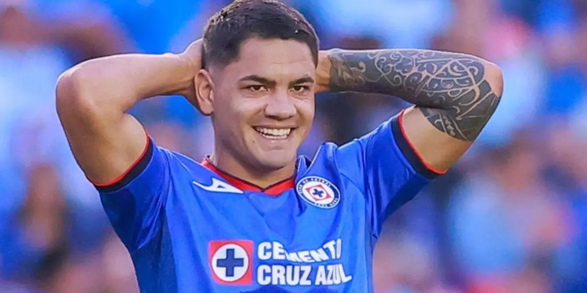 Gabriel Fernández en Cruz Azul (Fuente: Bolavip)