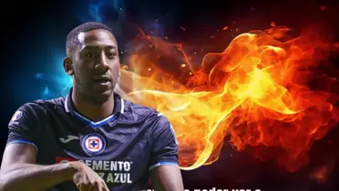 Gonzalo Carneiro con la jersey de Cruz Azul