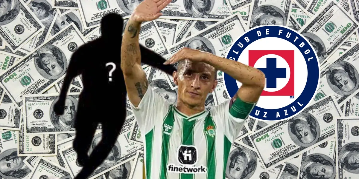 Guardado junto a jugador oculto, logo de Cruz Azul/FOTO La Máquina Celeste