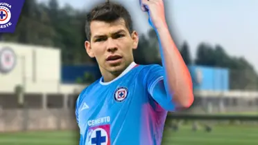 Hirving Lozano con la playera de Cruz Azul (Fuente: ESPN /ESTO)