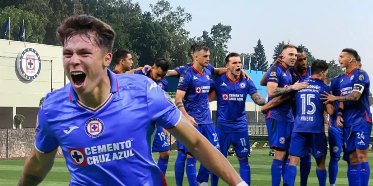 Huescas en La Noria, con el equipo de Cruz Azul