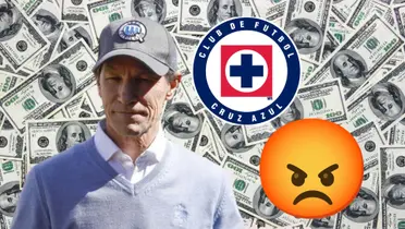 Jaime Ordiales, escudo de Cruz Azul, emoji enojado/La Máquina Celeste