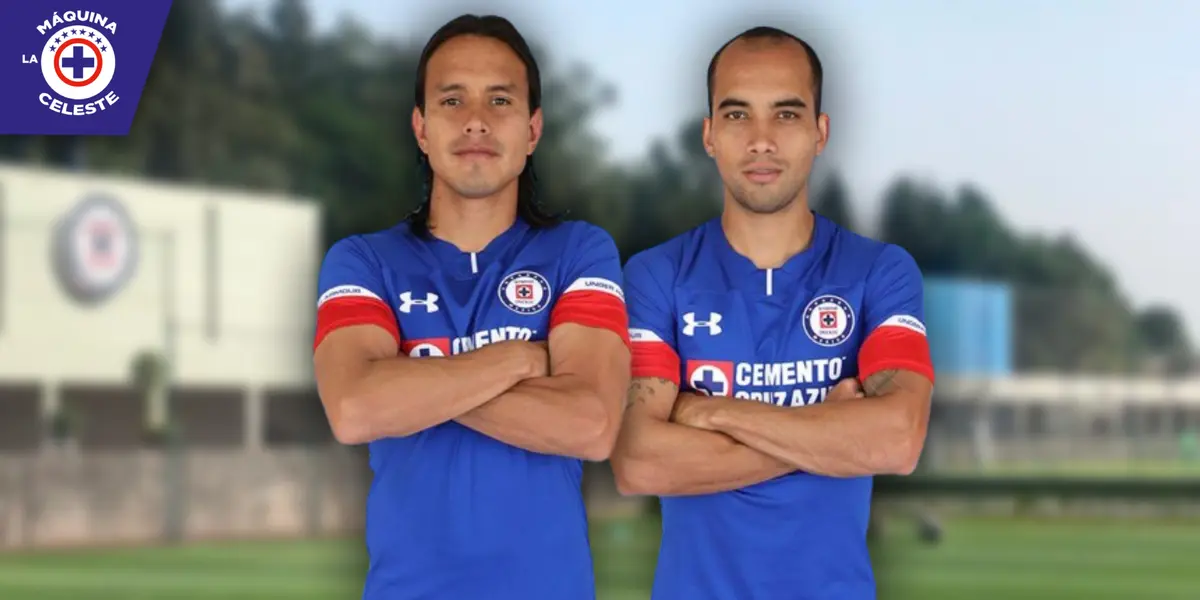 Jerry Flores y Adrián Aldrete en Cruz Azul (Fuente: Cruz Azul)