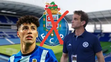 Jorge Sánchez disputando un partido con el Porto en la temporada 2023/24