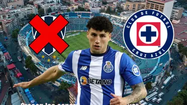 Jorge Sánchez, escudos de Monterrey y de Cruz Azul/La Máquina Celeste