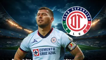 Juan Escobar lamentándose con el escudo de Toluca/La Máquina Celeste