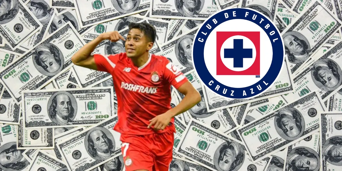 De risa, los millones que Toluca espera que Cruz Azul ponga por Juan Pablo Domínguez