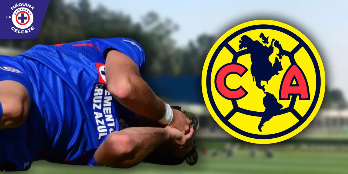 Jugador de Cruz Azul con sello del América (Fuente: Milenio)