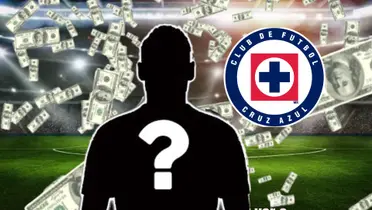 Jugador oculto con el logo de Cruz Azul/La Máquina Celeste