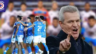 Jugadores de Cruz Azul y Javier Aguirre (Fuente: Marca)