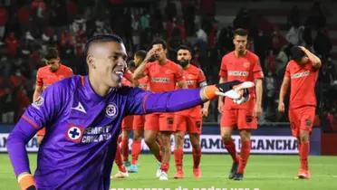 Kevin Mier, equipo de Toluca de fondo triste/La Máquina Celeste