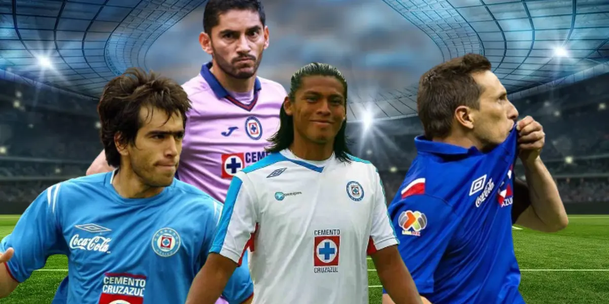 Leyendas de Cruz Azul con Huiqui, el Chaco Giménez, Chelito y Corona/La Máquina Celeste