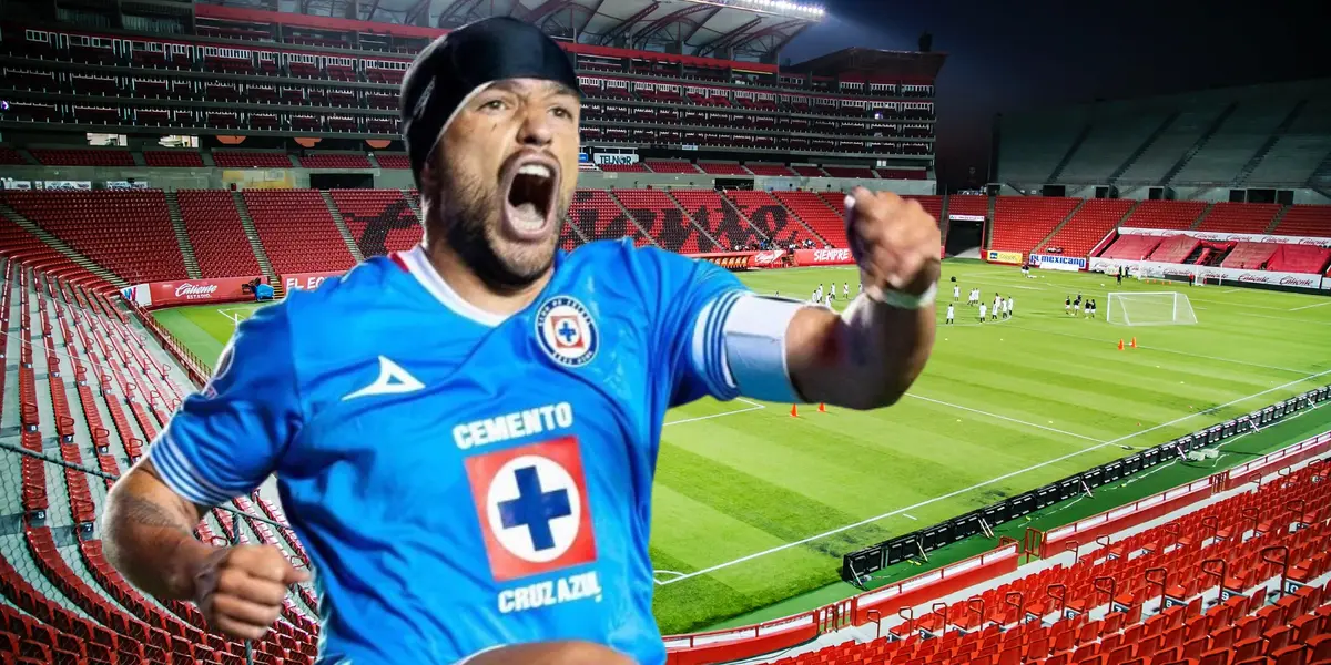 Nacho Rivero en la portada celebrando gol en el Estadio Caliente/La Máquina Celeste