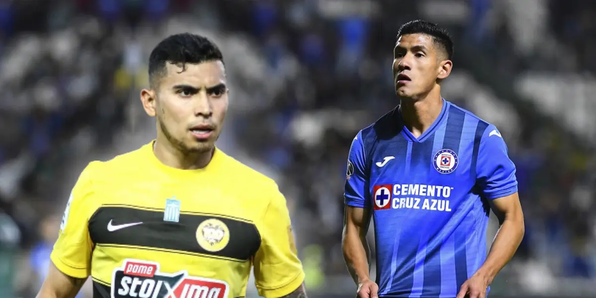 Orbelín Pineda con la playera de AEK y Uriel Antuna en Cruz Azul (Fuente: Bolavip / Marca)