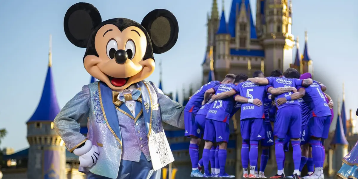 Mientras Salcedo hacía fiestas en su tiempo libre, el crack de Cruz Azul que fue a conocer a Mickey en Orlando