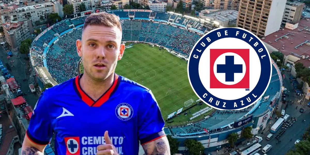 Rotondi, el escudo de Cruz Azul/FOTO La Máquina Celeste