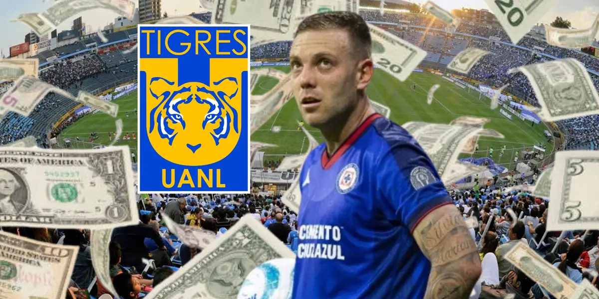 Rotondi en la portada, escudo de Tigres/La Máquina Celeste