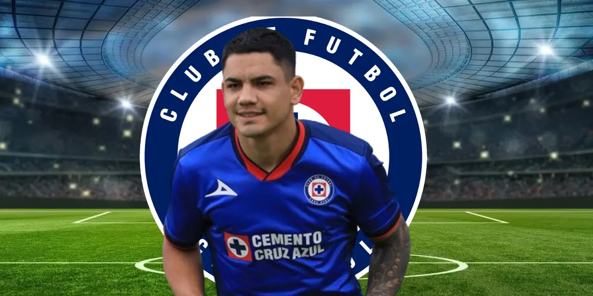 Toro Fernández con el escudo de Cruz Azul/La Máquina Celeste